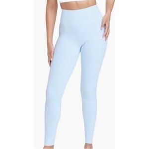 ALL IN MOTION Light Blue Ribbed High Rise Leggings